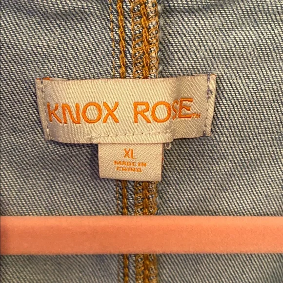 Knox Rose Blue Denim Utility Jacket - Picture 5 of 7